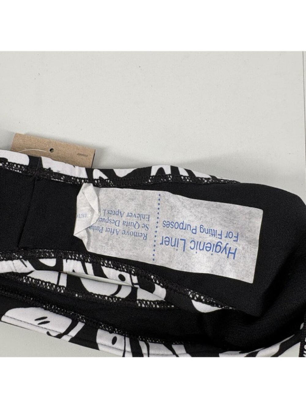 Nike Women XL Black White Multi Print Hydrastrong Cheeky Bikini Swim Bottom NWT - Picture 7 of 13